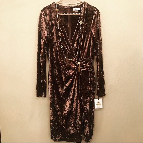 Calvin Klein Dresses & Skirts - NWT Calvin Klein Velvet Dress
